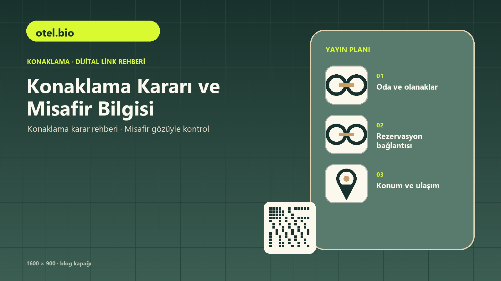 Otellerde doğrudan rezervasyonun teşvik edilmesini anlatan konaklama rehberi kapağı